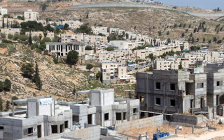 Khu định cư tại Bờ Tây do Israel xây dựng.